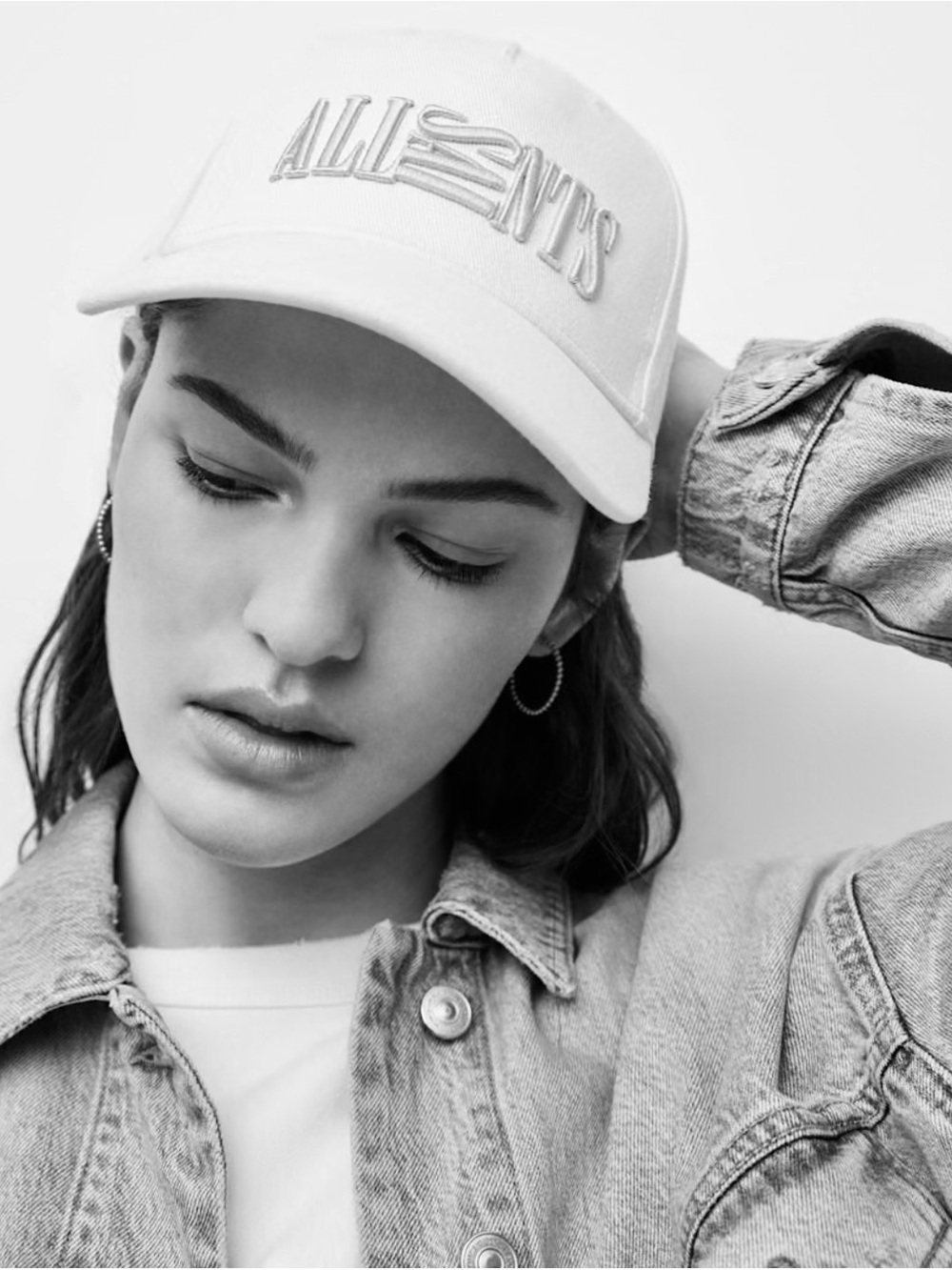 ALLSAINTS Embroidered Logo Baseball Cap - Picture 2 of 10